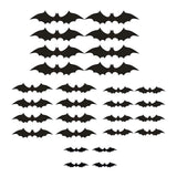 Maxbell 3D Bats Wall Stickers Wall Sticker for Party Supplies Yard Outdoor Indoor 28PCS