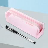 Maxbell Multifunctional Pencil Case Pen Marker Holder for School College Examination Pink