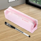 Maxbell Multifunctional Pencil Case Pen Marker Holder for School College Examination Pink