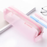 Maxbell Multifunctional Pencil Case Pen Marker Holder for School College Examination Pink