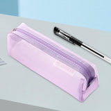 Maxbell Multifunctional Pencil Case Pen Marker Holder for School College Examination Purple