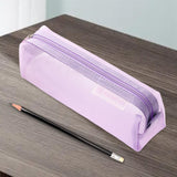 Maxbell Multifunctional Pencil Case Pen Marker Holder for School College Examination Purple