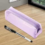 Maxbell Multifunctional Pencil Case Pen Marker Holder for School College Examination Purple