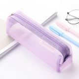 Maxbell Multifunctional Pencil Case Pen Marker Holder for School College Examination Purple