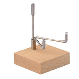 Maxbell Crystal Mineral Display Holder Organizer Wood Base Unique Multipurpose