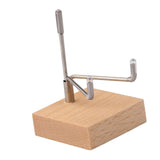 Maxbell Crystal Mineral Display Holder Organizer Wood Base Unique Multipurpose