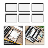 Maxbell Clear Zipper Pouches Stationery Pencil Pouch for Organizing Pen 33cmx25.4cm
