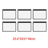 Maxbell Clear Zipper Pouches Stationery Pencil Pouch for Organizing Pen 33cmx25.4cm