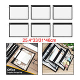 Maxbell Clear Zipper Pouches Stationery Pencil Pouch for Organizing Pen 33cmx25.4cm