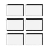 Maxbell Clear Zipper Pouches Stationery Pencil Pouch for Organizing Pen 33cmx25.4cm