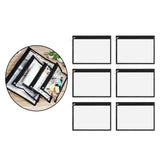 Maxbell Clear Zipper Pouches Stationery Pencil Pouch for Organizing Pen 33cmx25.4cm