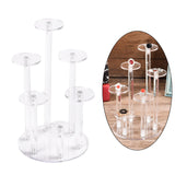 Maxbell Clear Jewelry Ring Display Stand Multi Layer for Holidays Birthday Party