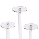 Maxbell Clear Jewelry Ring Display Stand Multi Layer for Holidays Birthday Party