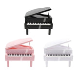 Maxbell Piggy Bank Piano Shape Home Decor Handmade Collectible Box black