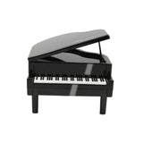 Maxbell Piggy Bank Piano Shape Home Decor Handmade Collectible Box black