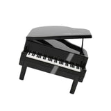 Maxbell Piggy Bank Piano Shape Home Decor Handmade Collectible Box black