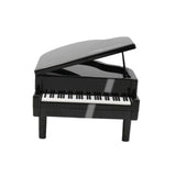 Maxbell Piggy Bank Piano Shape Home Decor Handmade Collectible Box black