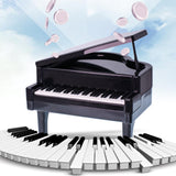 Maxbell Piggy Bank Piano Shape Home Decor Handmade Collectible Box black