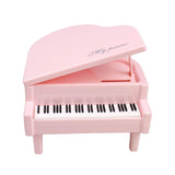 Maxbell Piggy Bank Piano Shape Home Decor Handmade Collectible Box pink