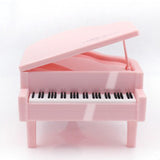 Maxbell Piggy Bank Piano Shape Home Decor Handmade Collectible Box pink
