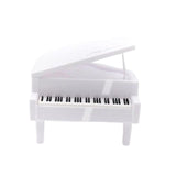 Maxbell Piggy Bank Piano Shape Home Decor Handmade Collectible Box white