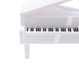 Maxbell Piggy Bank Piano Shape Home Decor Handmade Collectible Box white