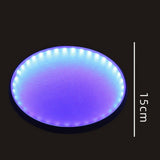 Maxbell Light Display Base Strong Round Durable for Jewelry Models Collectibles Blue