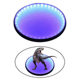 Maxbell Light Display Base Strong Round Durable for Jewelry Models Collectibles Blue