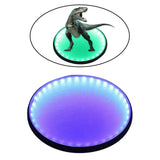 Maxbell Light Display Base Strong Round Durable for Jewelry Models Collectibles Blue