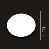 Maxbell Light Display Base Strong Round Durable for Jewelry Models Collectibles White