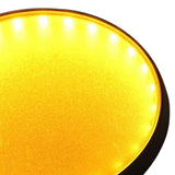 Maxbell Light Display Base Strong Round Durable for Jewelry Models Collectibles yellow