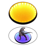 Maxbell Light Display Base Strong Round Durable for Jewelry Models Collectibles yellow