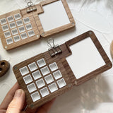 Maxbell Travel Paint Tray Painting Art Supplies Oil Paint for Kids or Students Walnut with Clip