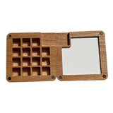 Maxbell Travel Paint Tray Painting Art Supplies Oil Paint for Kids or Students Oak 15 Grids