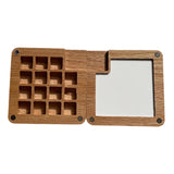 Maxbell Travel Paint Tray Painting Art Supplies Oil Paint for Kids or Students Oak 15 Grids