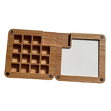 Maxbell Travel Paint Tray Painting Art Supplies Oil Paint for Kids or Students Oak 15 Grids