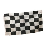 Maxbell Hanging Checkered Flag Rectangle Portable Banner for Indoor Decorative