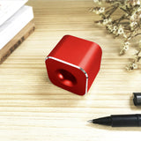 Maxbell Metal Pen Stand Accs Gadgets Toothbrush Stand Gift Display Stand for Adults red