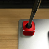 Maxbell Metal Pen Stand Accs Gadgets Toothbrush Stand Gift Display Stand for Adults red