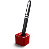 Maxbell Metal Pen Stand Accs Gadgets Toothbrush Stand Gift Display Stand for Adults red