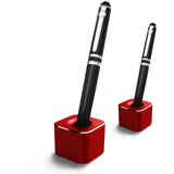 Maxbell Metal Pen Stand Accs Gadgets Toothbrush Stand Gift Display Stand for Adults red