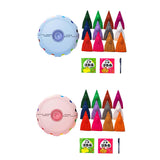 Maxbell 12Pcs Painting Pens with Storage Case Gifts for Beginner Adults Blue