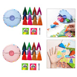 Maxbell 12Pcs Painting Pens with Storage Case Gifts for Beginner Adults Blue