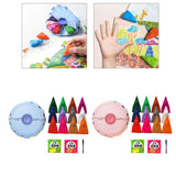 Maxbell 12Pcs Painting Pens with Storage Case Gifts for Beginner Adults Blue