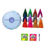 Maxbell 12Pcs Painting Pens with Storage Case Gifts for Beginner Adults Blue