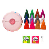 Maxbell 12Pcs Painting Pens with Storage Case Gifts for Beginner Adults Pink