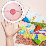 Maxbell 12Pcs Painting Pens with Storage Case Gifts for Beginner Adults Pink