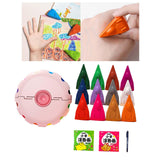 Maxbell 12Pcs Painting Pens with Storage Case Gifts for Beginner Adults Pink
