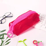 Maxbell Pencil Case Abrasion Resistant Comfortable Waterproof Case for Handbag Red