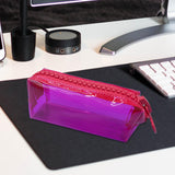 Maxbell Pencil Case Abrasion Resistant Comfortable Waterproof Case for Handbag Red